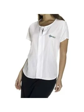 Long White Women Uniform T-Shirt